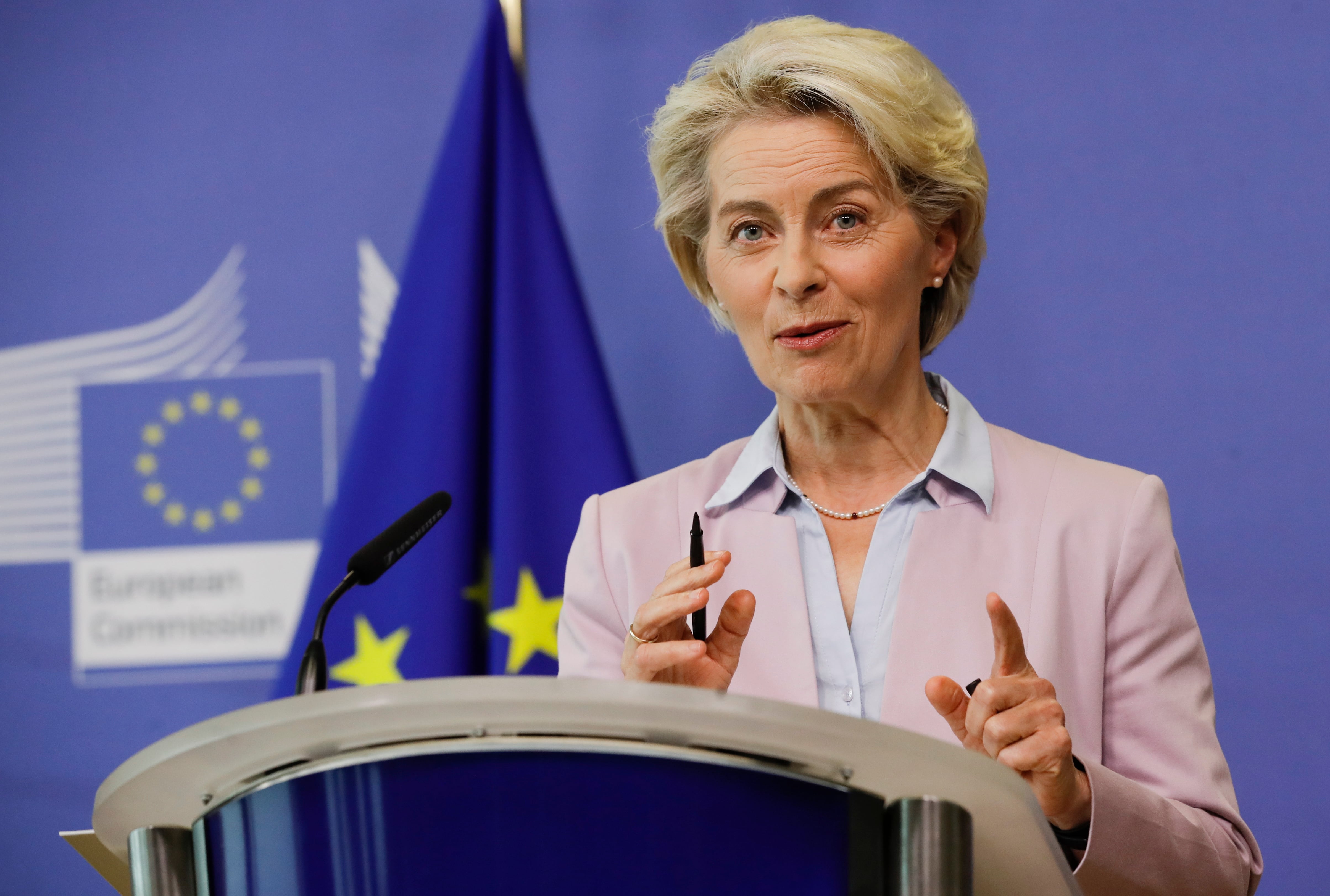 Úrsula von der Leyen es presidenta de la Comisión Europea (Bélgica, Bruselas) EFE/EPA/OLIVIER HOSLET