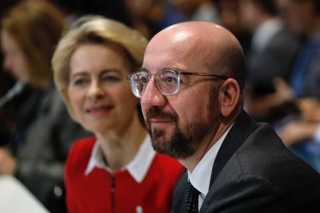 El presidente del Consejo Europeo, Charles Michel, y la presidenta de la Comisión Europea, Ursula von der Leyen.