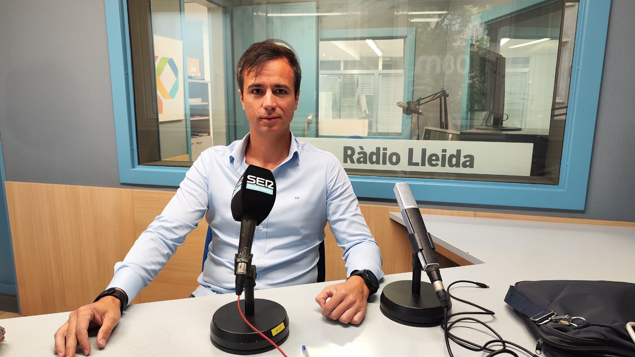 Joel Jolí, CEO de Blackpier durant l'entrevista a Ràdio Lleida.