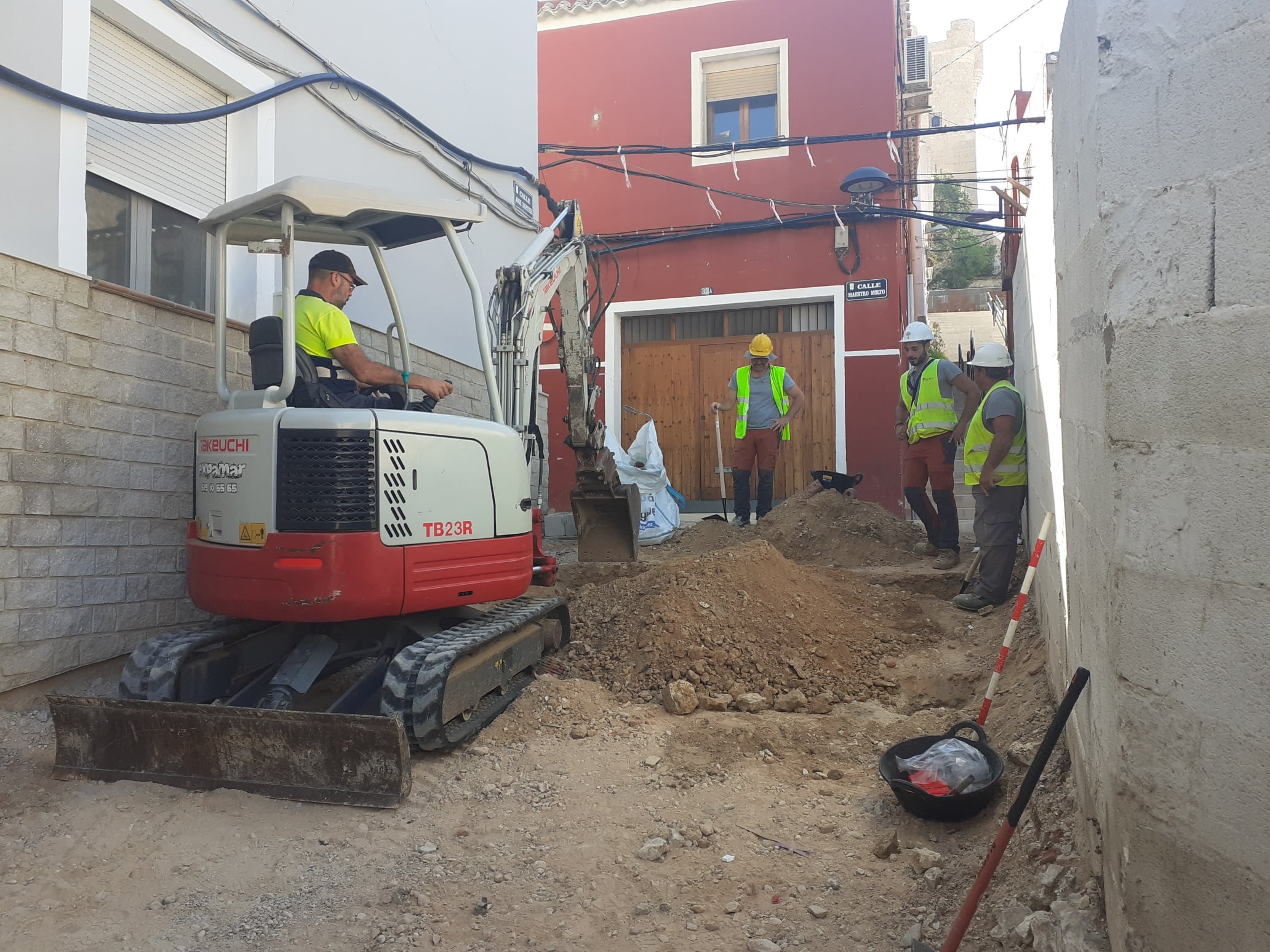 Obras en la muralla