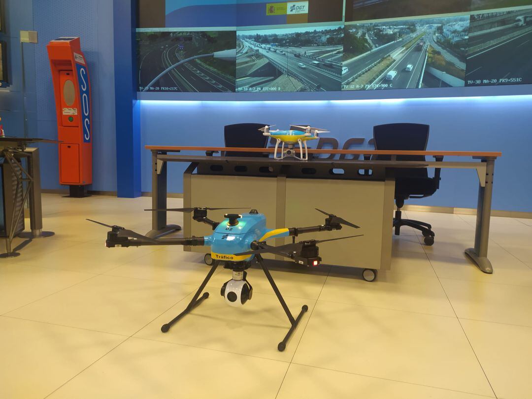 Los drones incorporados por la DGT al control de las carreteras de Málaga 