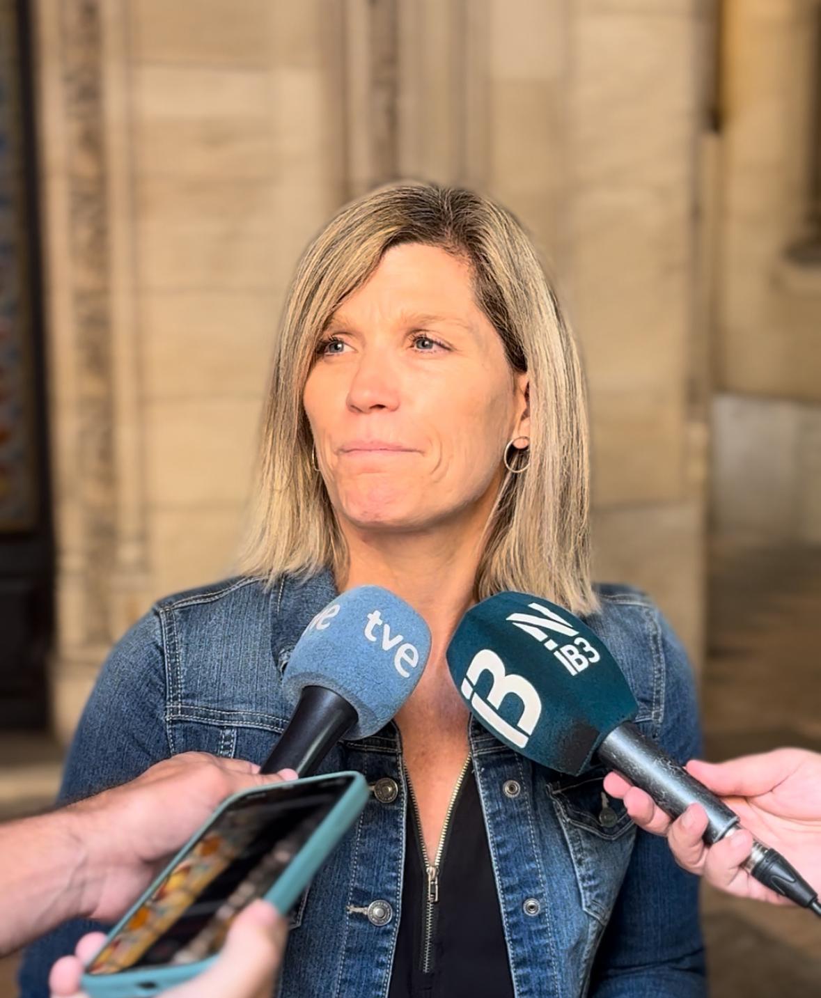 La consellera socialista Sofía Alonso