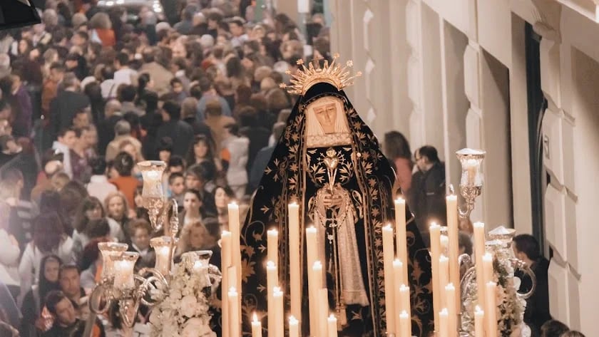 La Soledad una de las grandes protagonsitas del Viernes Santo.