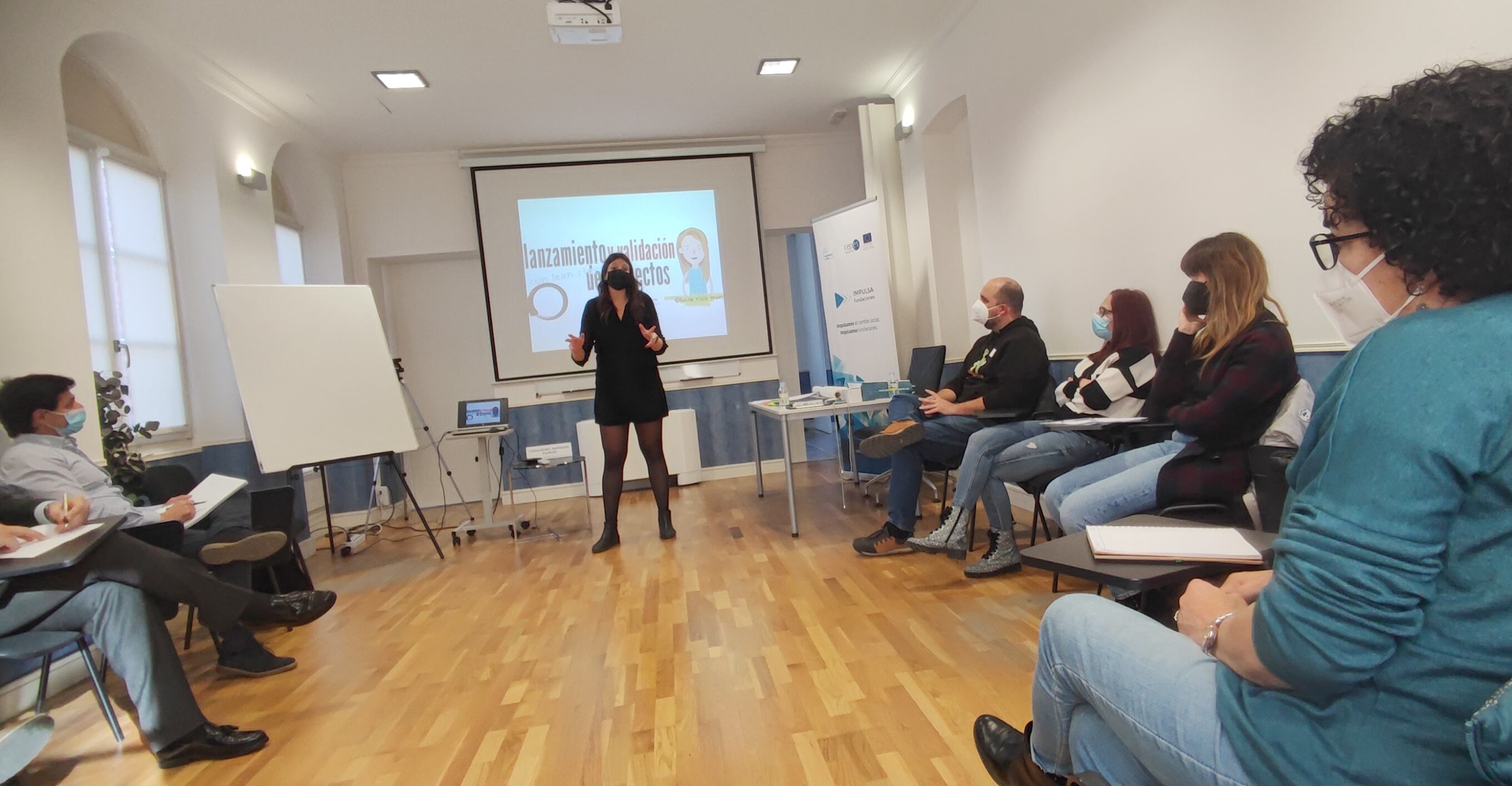 Imagen de la reunión mantenida entre las fundaciones