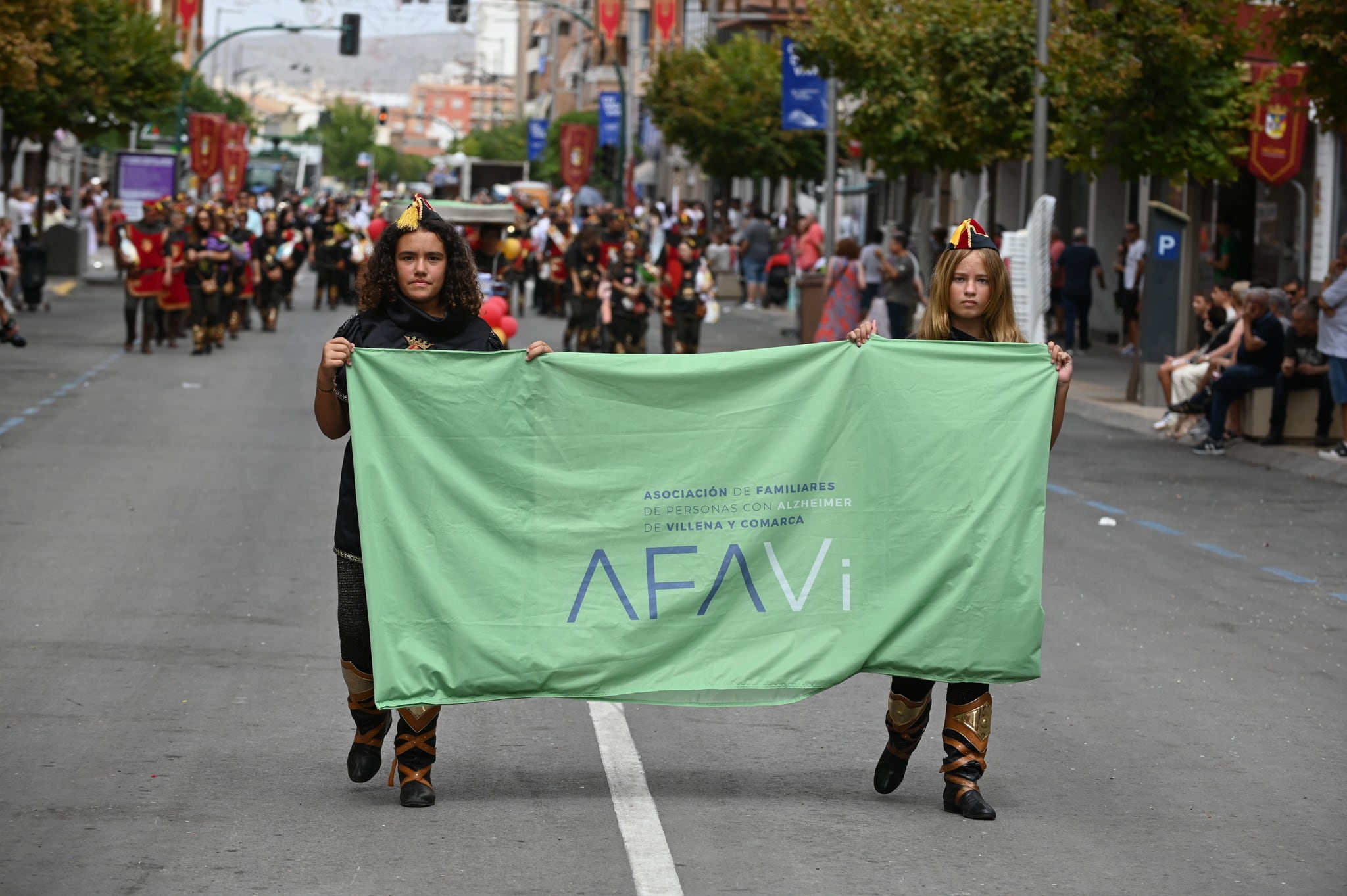 Ofrenda de la Comparsa de Almogávares
