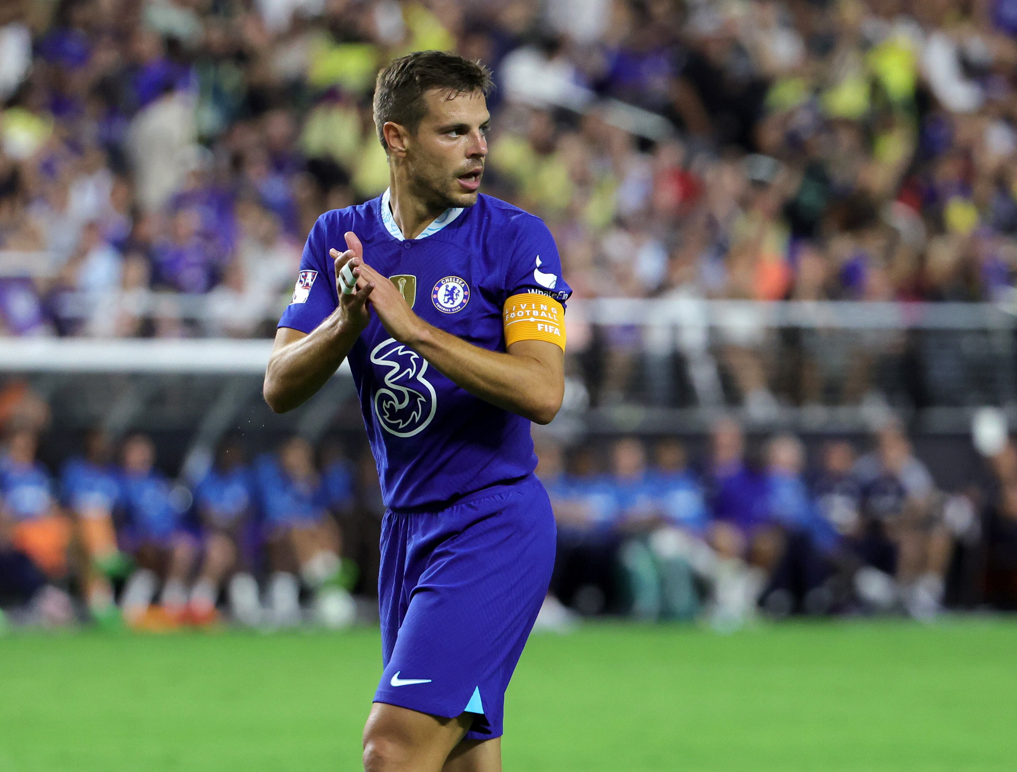 César Azpilicueta, en un partido de esta pretemporada