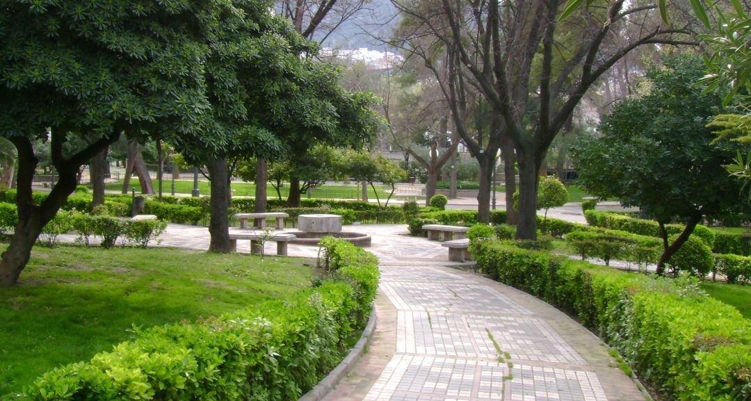 Parque de la Concordia, en Jaén capital.