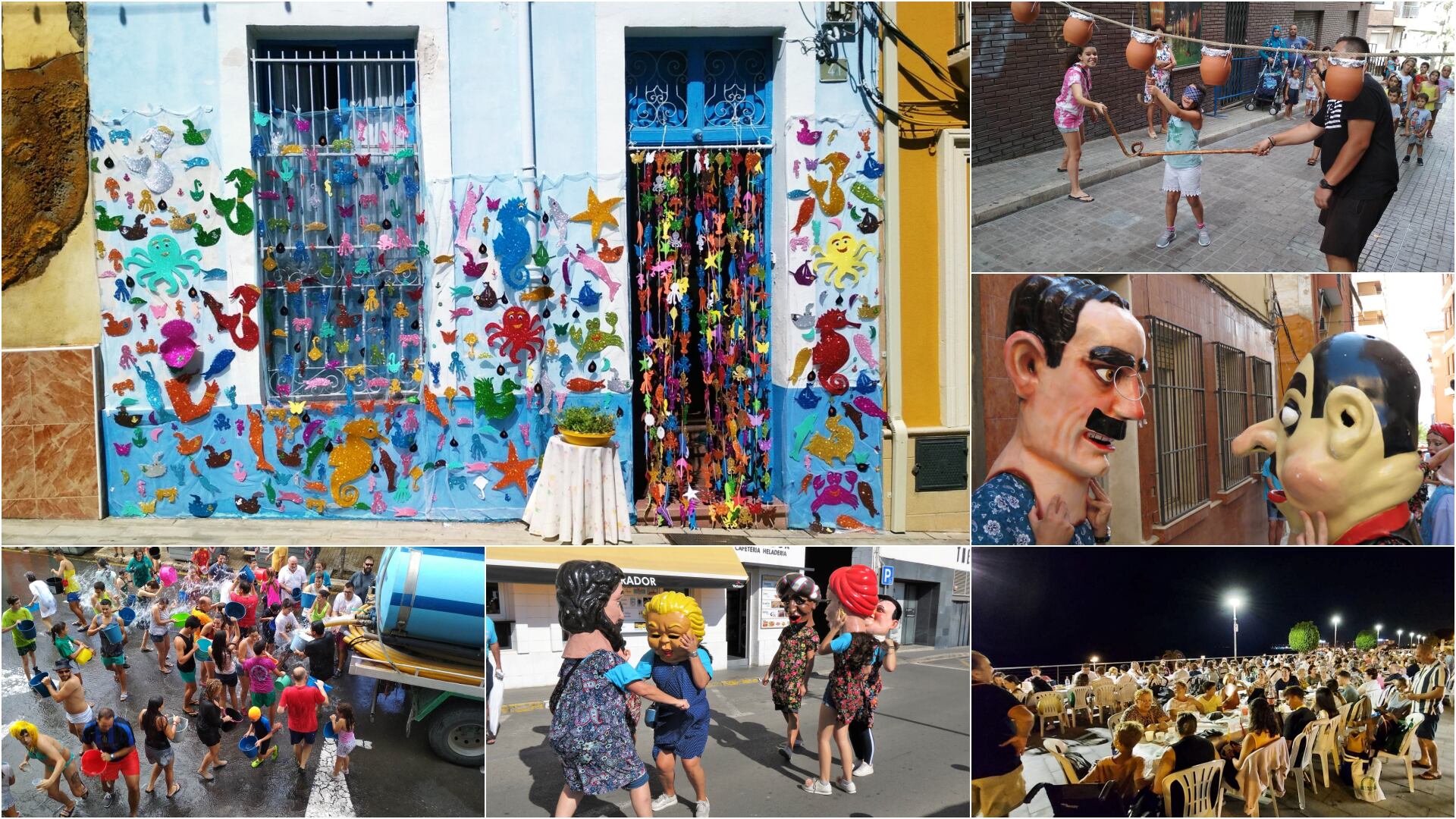 Fiestas del Raval Roig de Alicante (Imágenes de archivo de la Comisión de Fiestas)