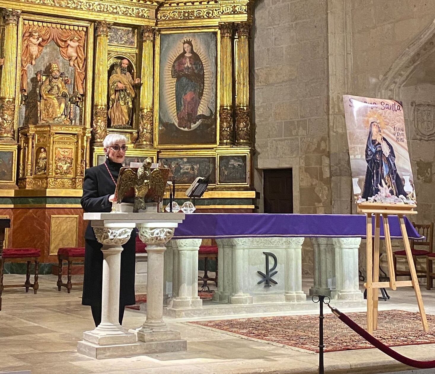 Presentación del cartel de la Semana Santa 2023 de Aranda