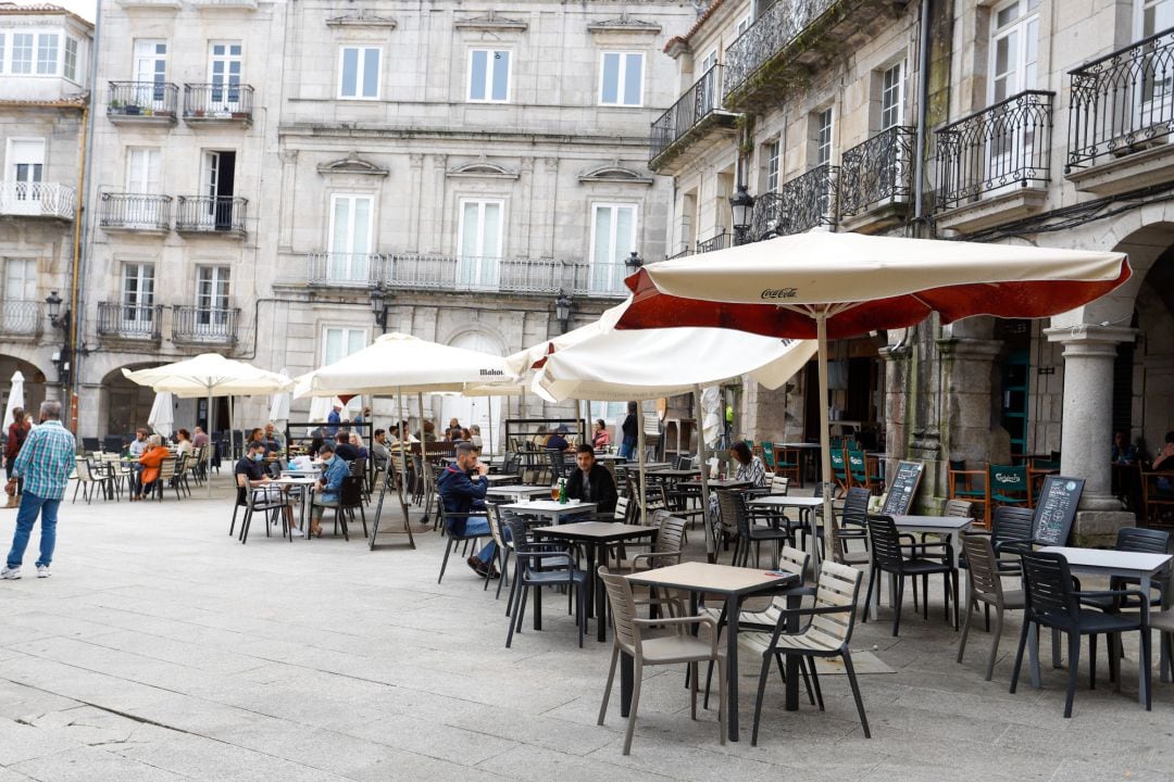 Archivo - Una terraza.