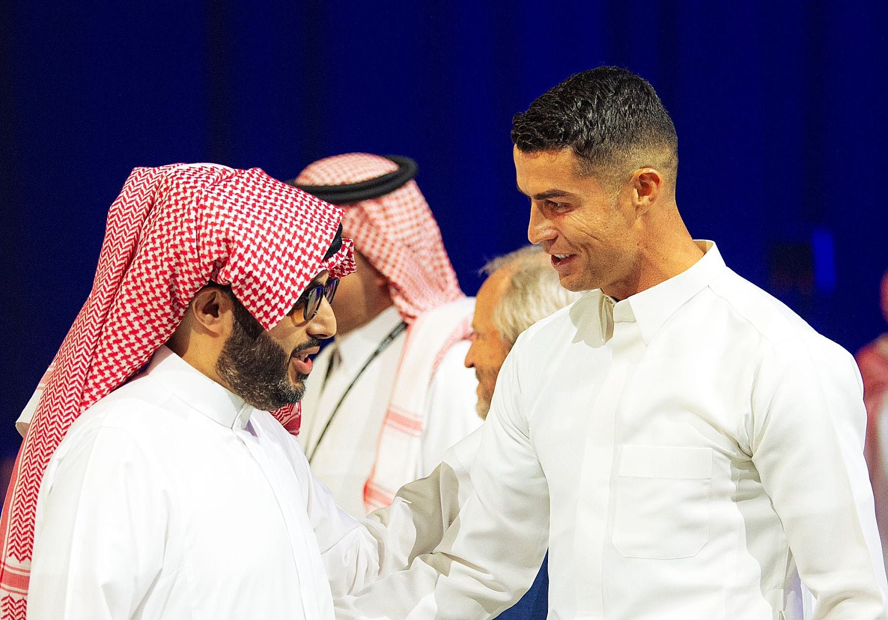 Turki Al-Sheikh con Cristiano Ronaldo.