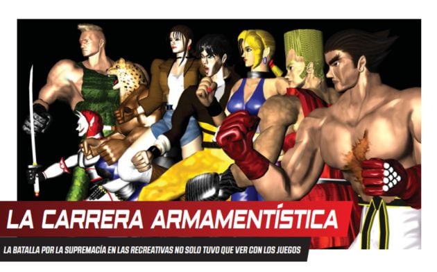 Los diseños de los personajes en el primer Tekken de 1995