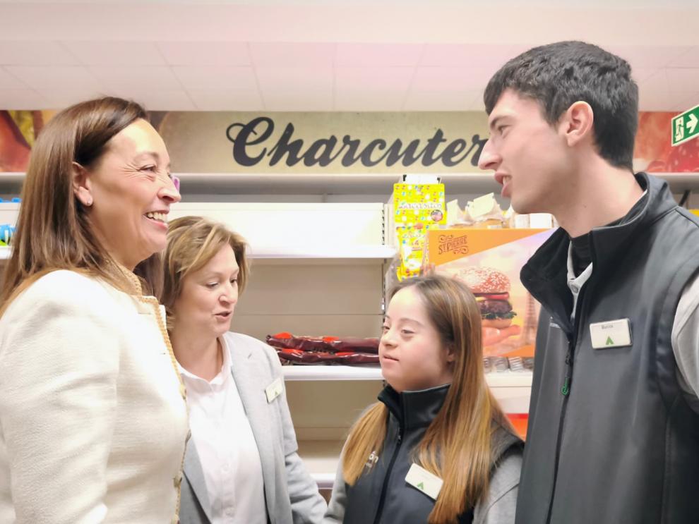 Carmen Susín en Supermercados Alto Aragón