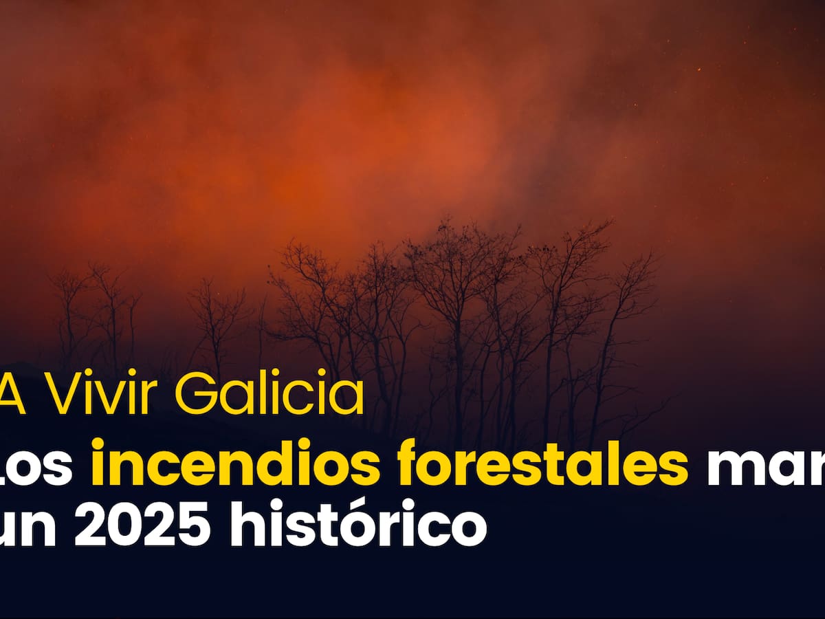 Los incendios forestales de Galicia marcan un 2025 histórico