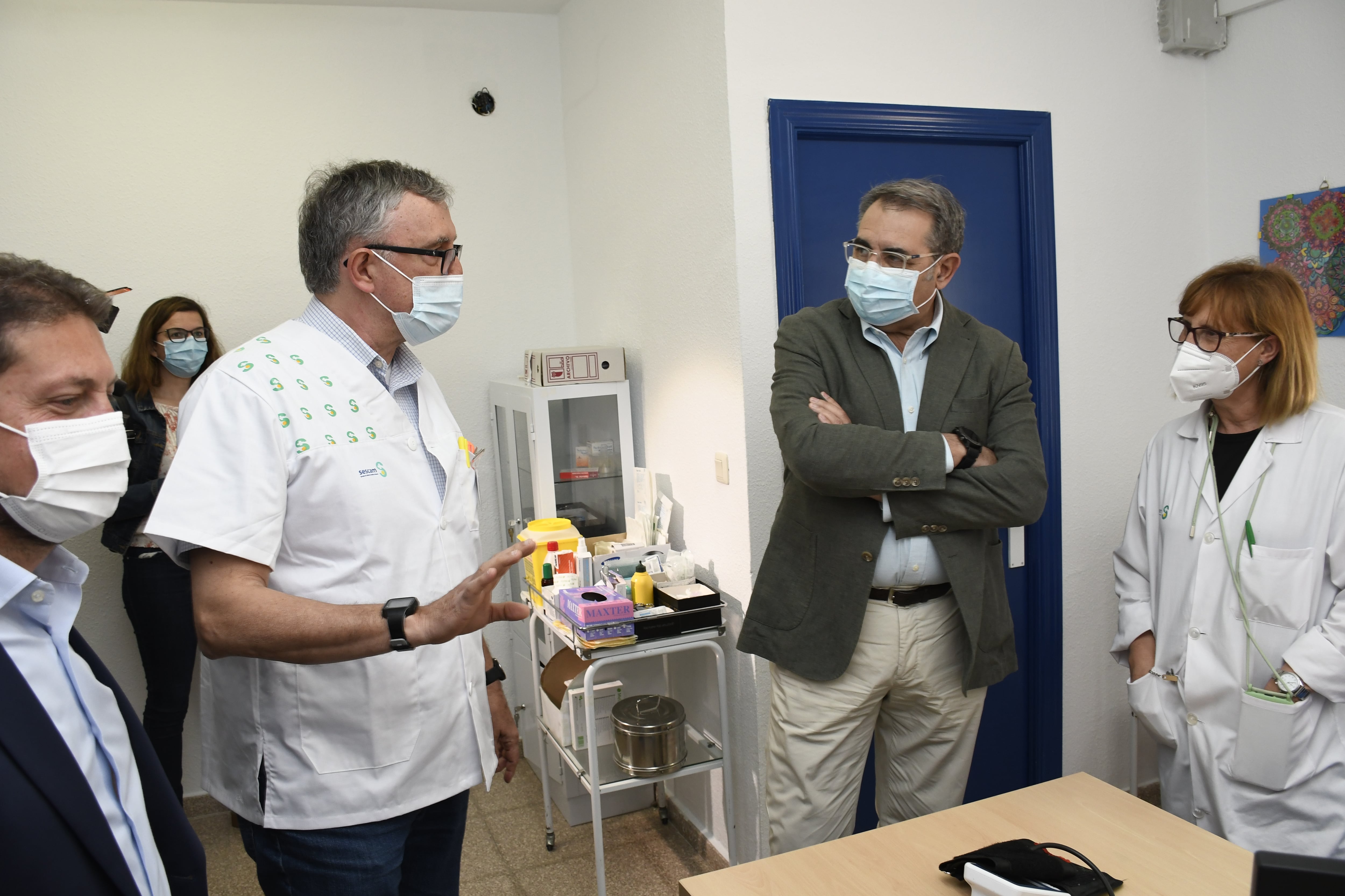 Visita Centro Salud Sacedón/Foto JCCM