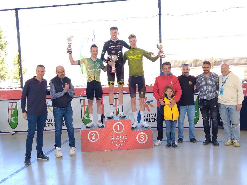 Podio de la 68 edición del  Trofeo San Jorge de ciclismo