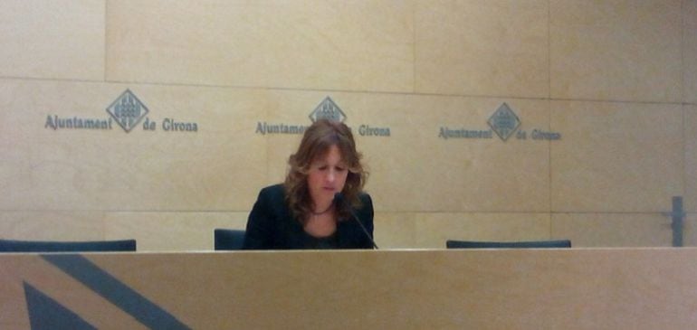 La regidora Maria Àngels Planas.