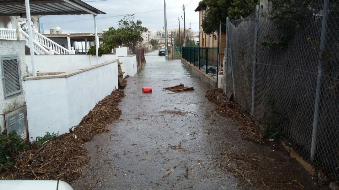 Efectos de las lluvias de noviembre de 2018 en Oliva