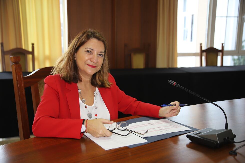 Isabel Martín, consejero del PSOE Cabildo de Lanzarote.