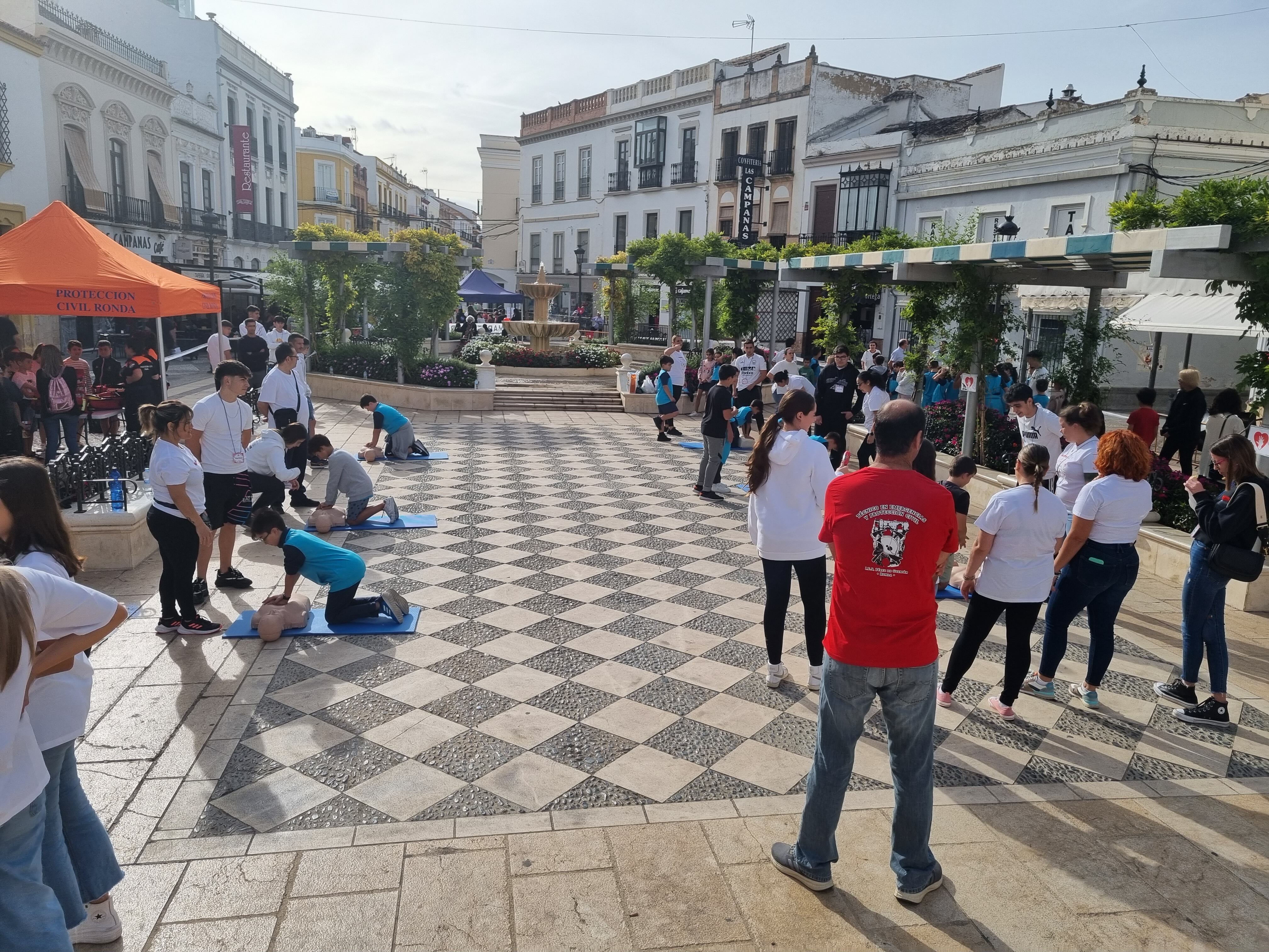 La actividad se ha desarrollado en la plaza del Socorro de Ronda