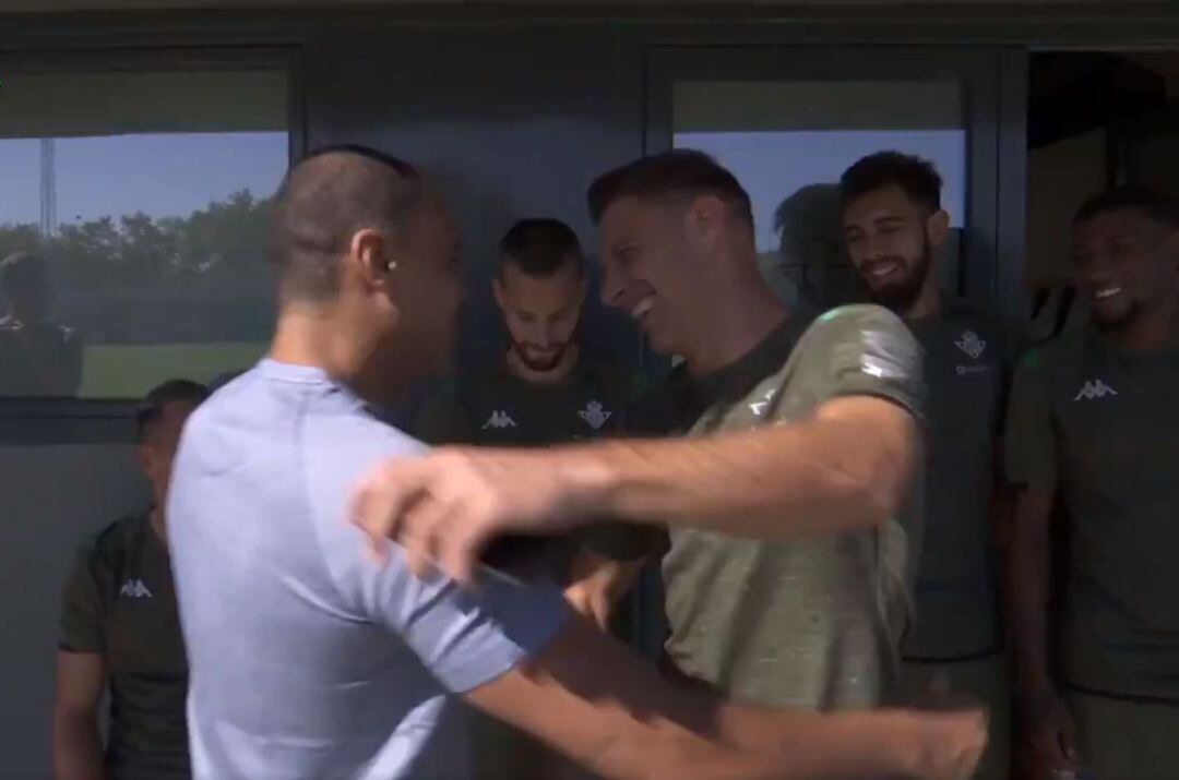 El reencuentro entre Denilson y Joaquín