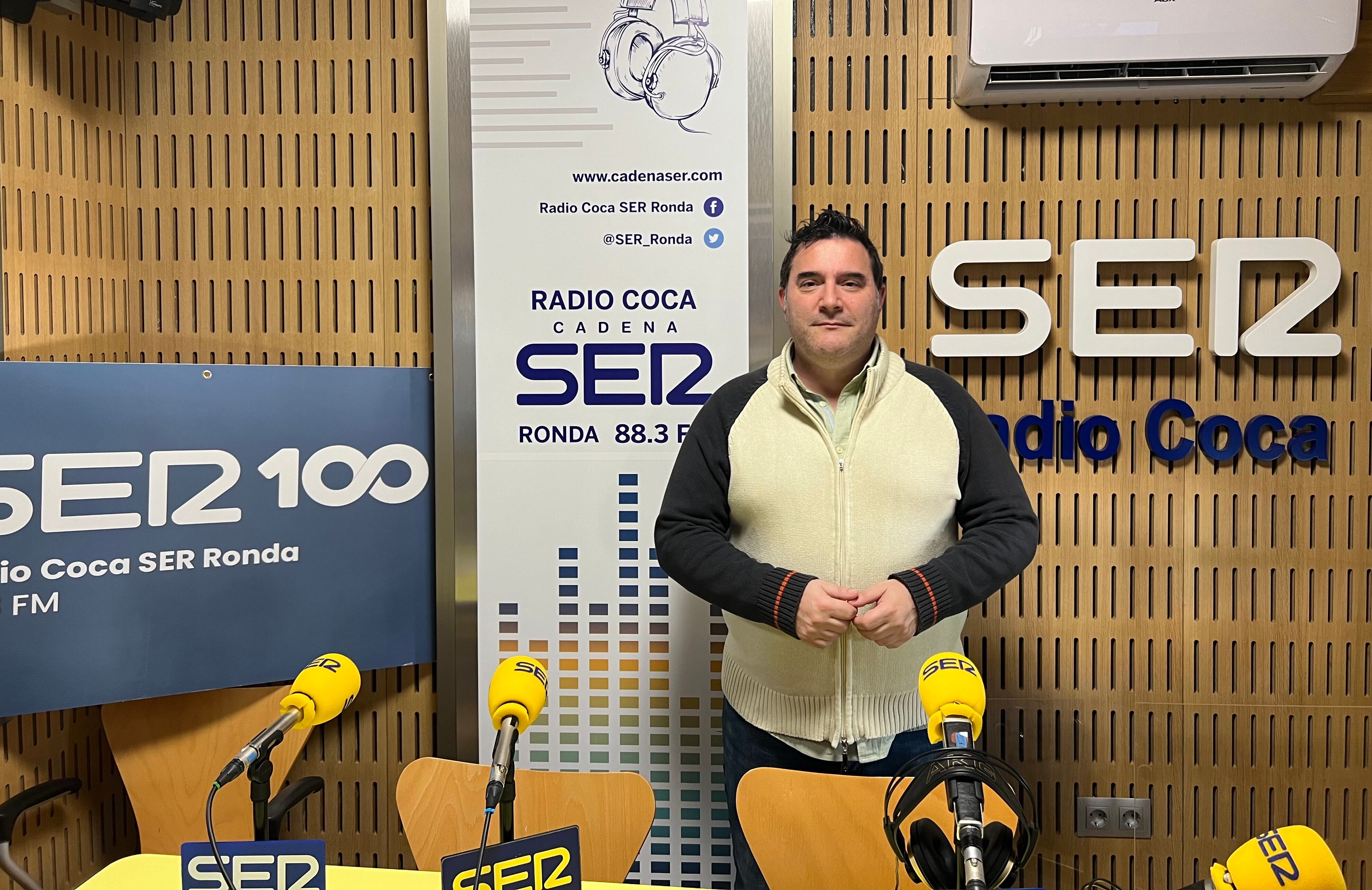 Juan Carlos González, concejal del PSOE de Ronda en Radio Coca SER Ronda