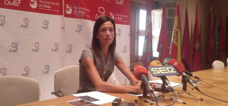 Patricia Rodríguez, portavoz del PP en el Ayuntamiento de Ávila