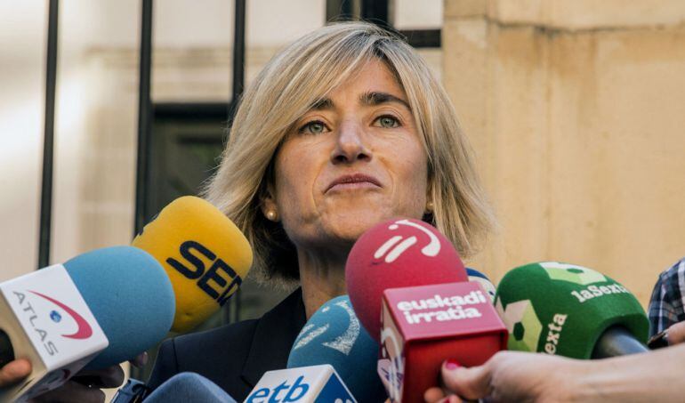 La candidata a lehendakari por Podemos, Pili Zabala