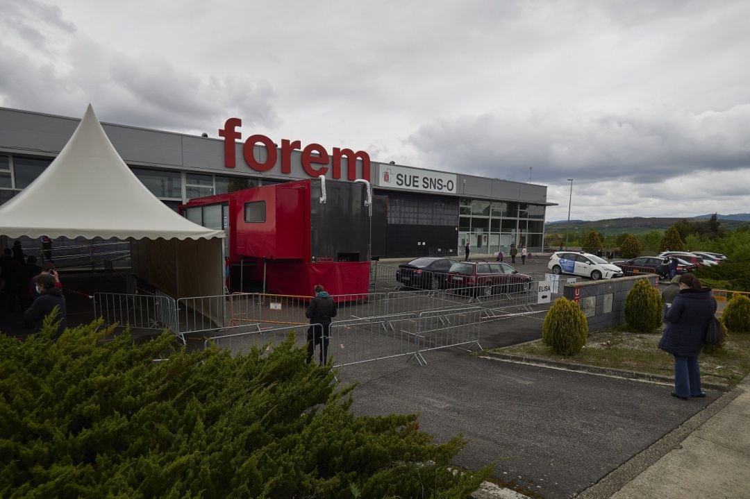 Las instalaciones Forem, donde se ha llevado a cabo un dispositivo de vacunación contra el Covid-19 con la vacuna de Janssen