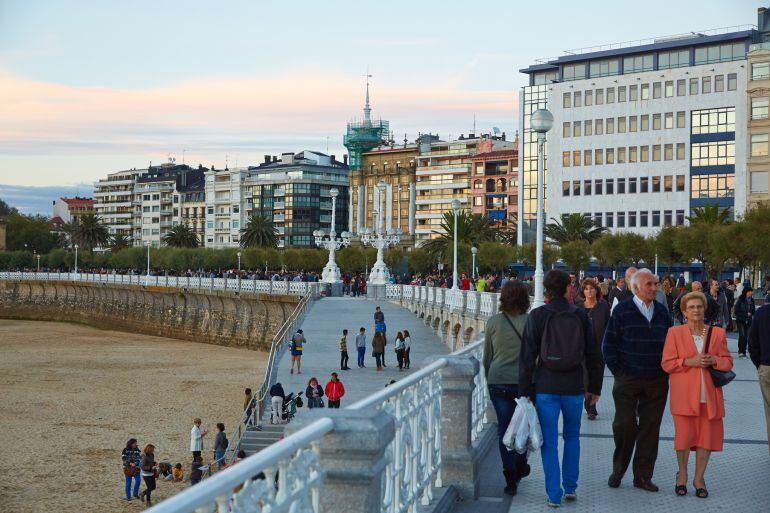 Vista de San Sebastián.