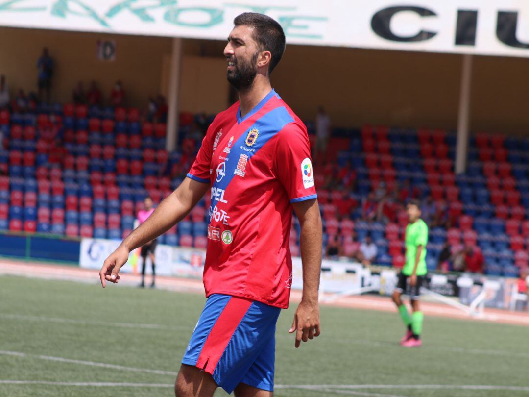 Juanito en uno de los partidos disputados en la Ciudad Deportiva.