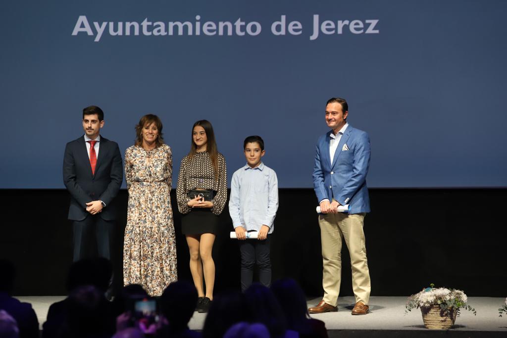 Paula Pozo fue otra de las premiadas en la Gala del Deporte de Jerez
