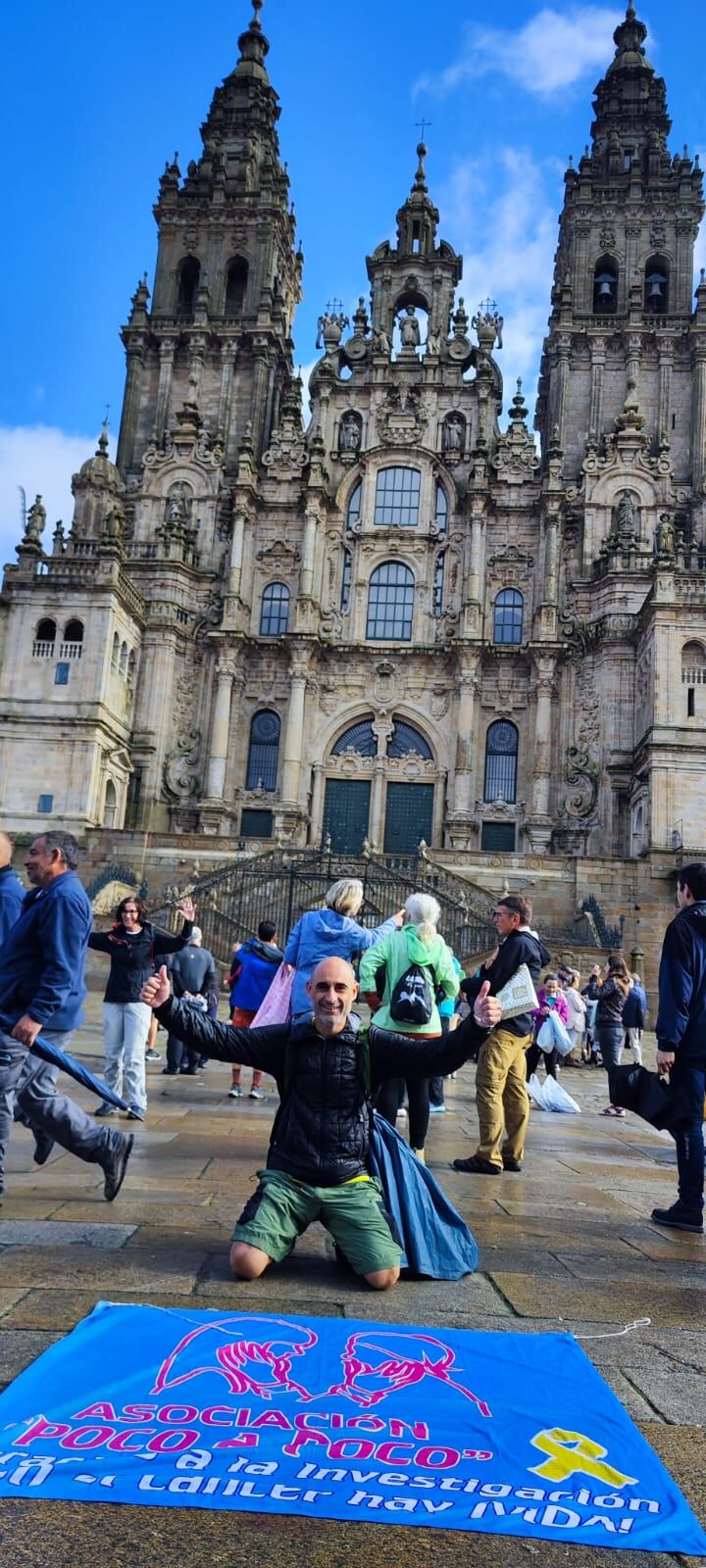 José Antonio Larguero llega a Santiago de Compostela