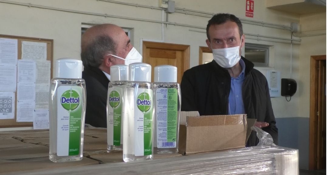 Algunas unidades de gel hidroalcohólico