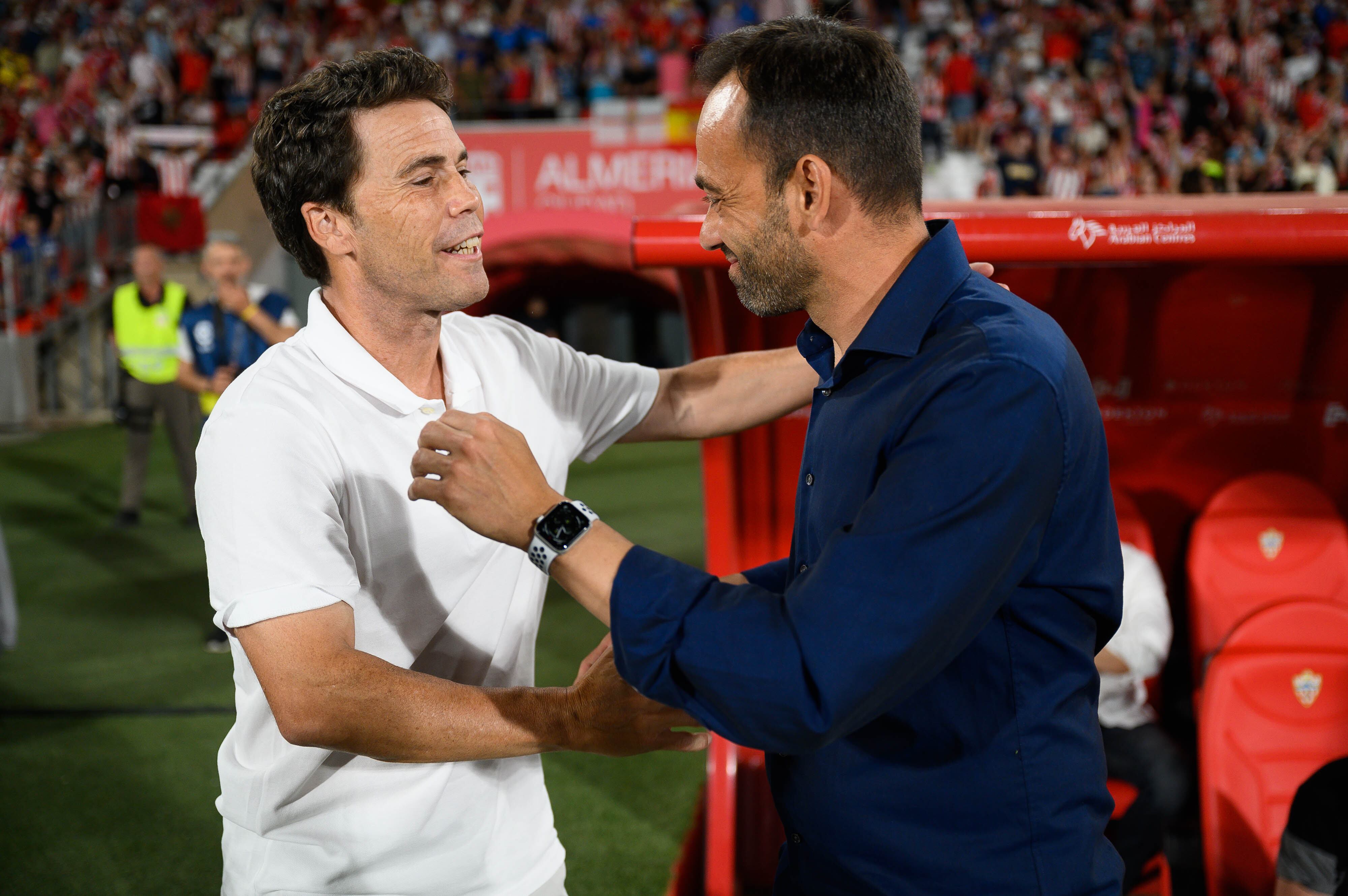 El entrenador dice que no permitirá que haya tristeza en el Almería.