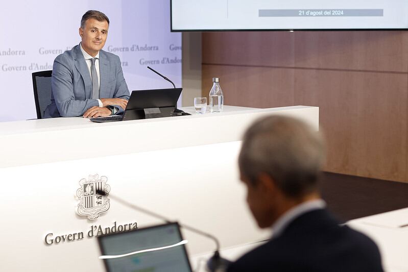 El secretari d’Estat de Transformació Digital i Telecomunicacions, Marc Rossell, durant el Consell de Ministres