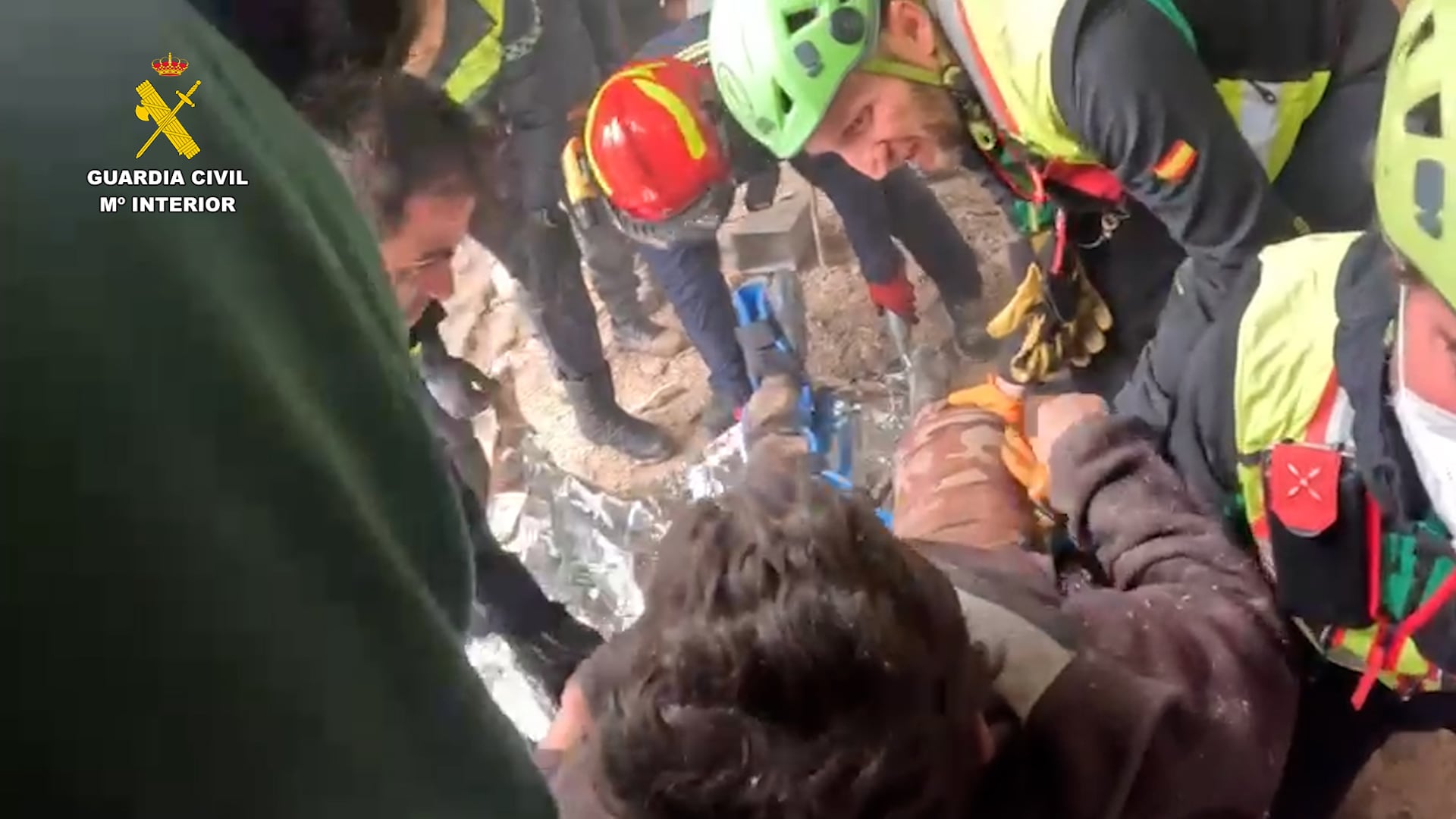 La Guardia Civil ha rescatado a un hombre herido y aislado en un cortijo de Quesada