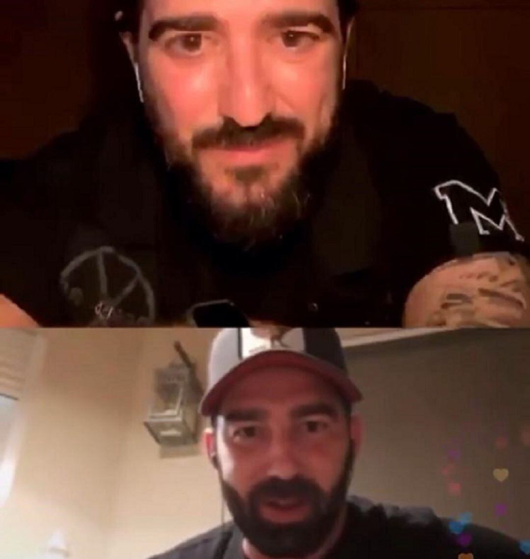 Un momento del directo.