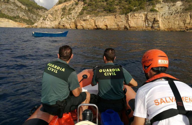 Imagen de un equipo de rescate y salvamento de la Guardia Civil 