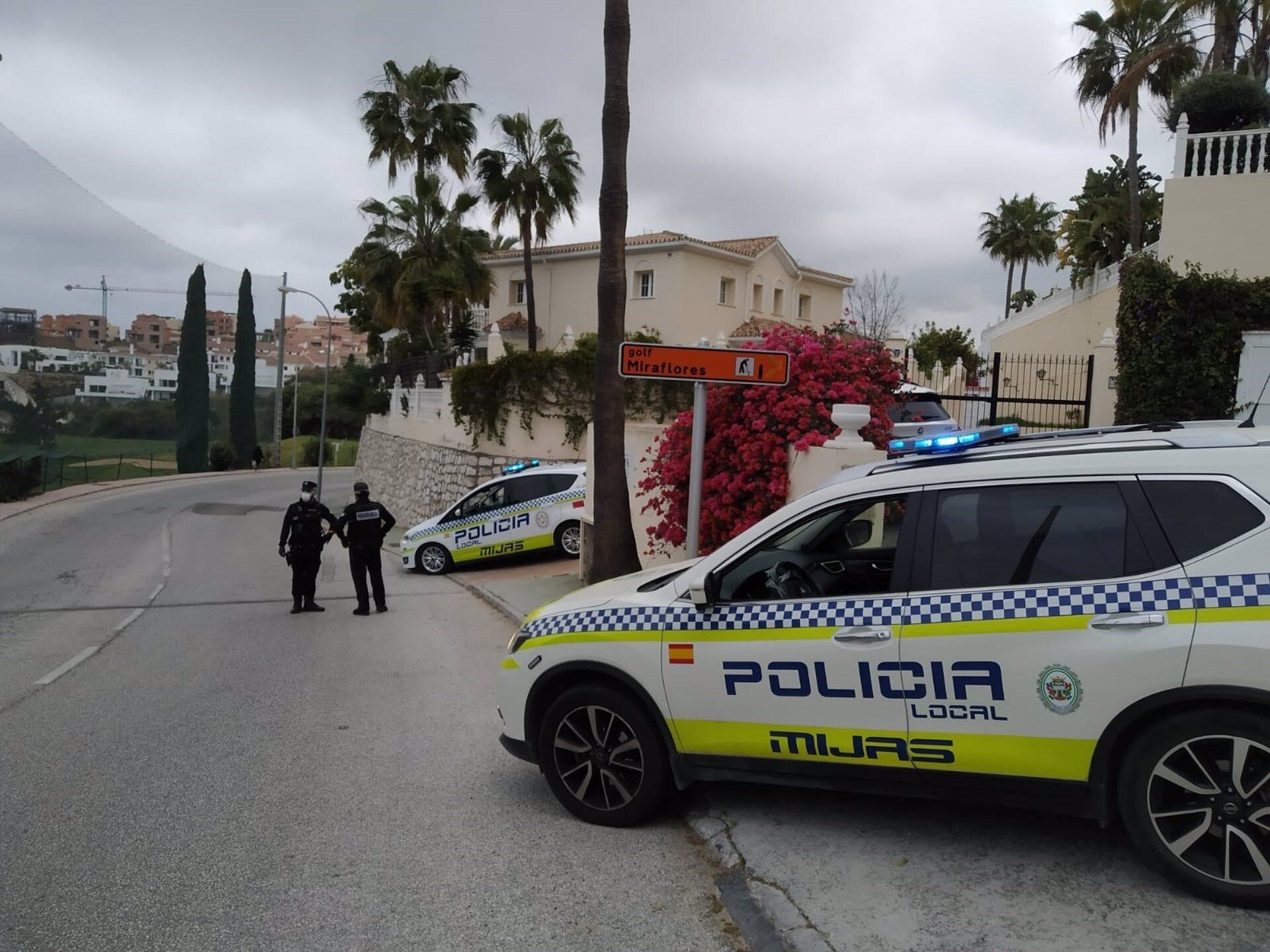 Control de la Policía Local en Mijas