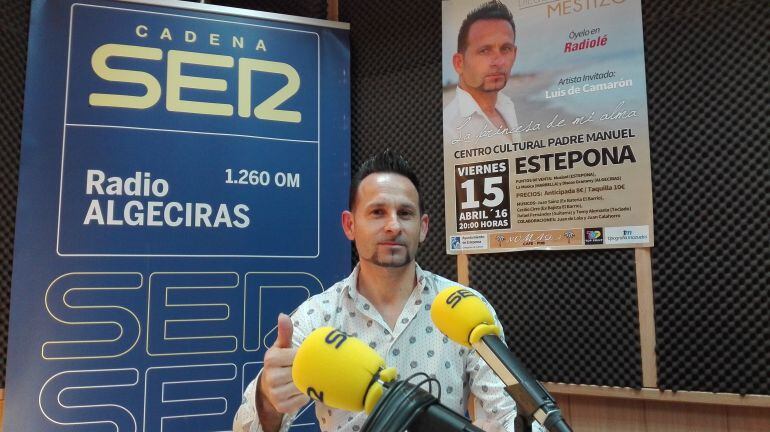 Diego Martínez &quot;Mestizo&quot; nos presenta su concierto en Estepona.