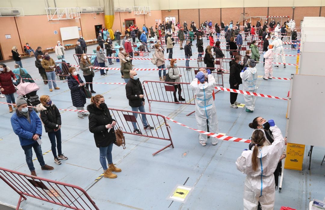 Durante varios días se realiza un cribado masivo en Palencia