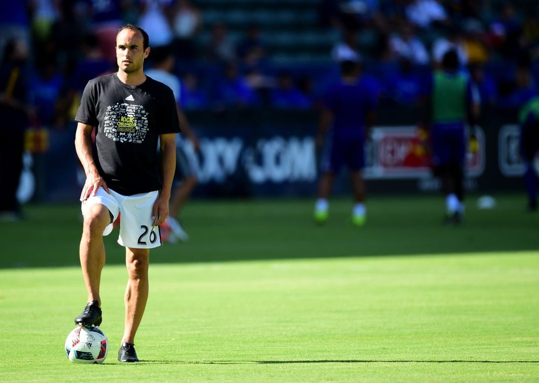 Landon Donovan en un entrenamiento