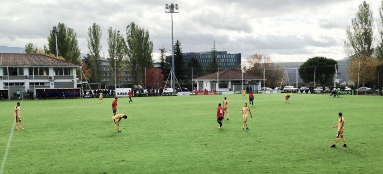 Imagen del amistoso disputado en Tajonar
