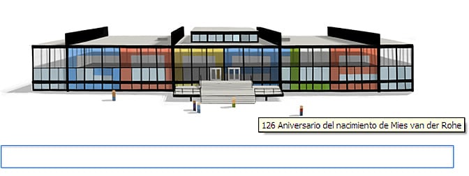 Mies van der Rohe, el doodle de google