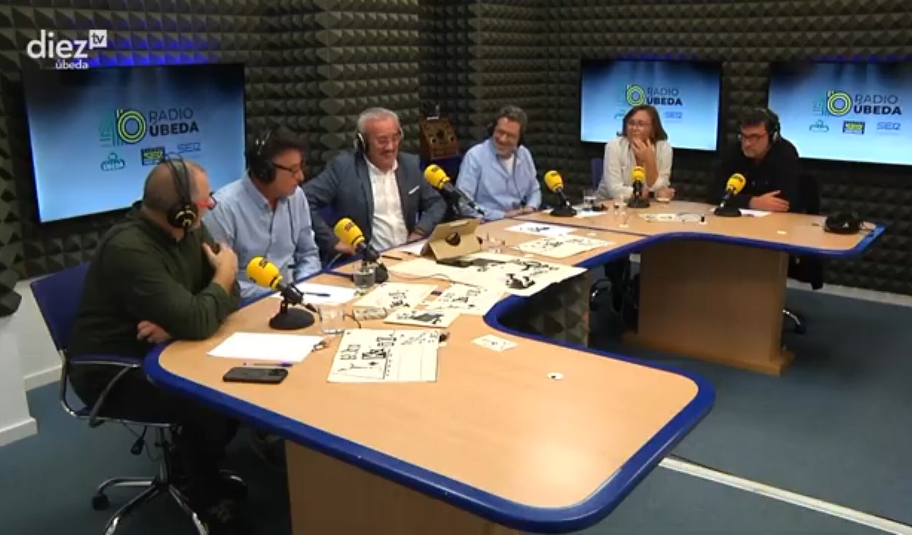 Primer programa especial del 40 aniversario de Radio Úbeda