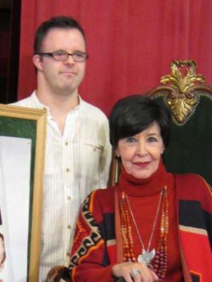 Hugo Aritmendiz con Concha Velasco