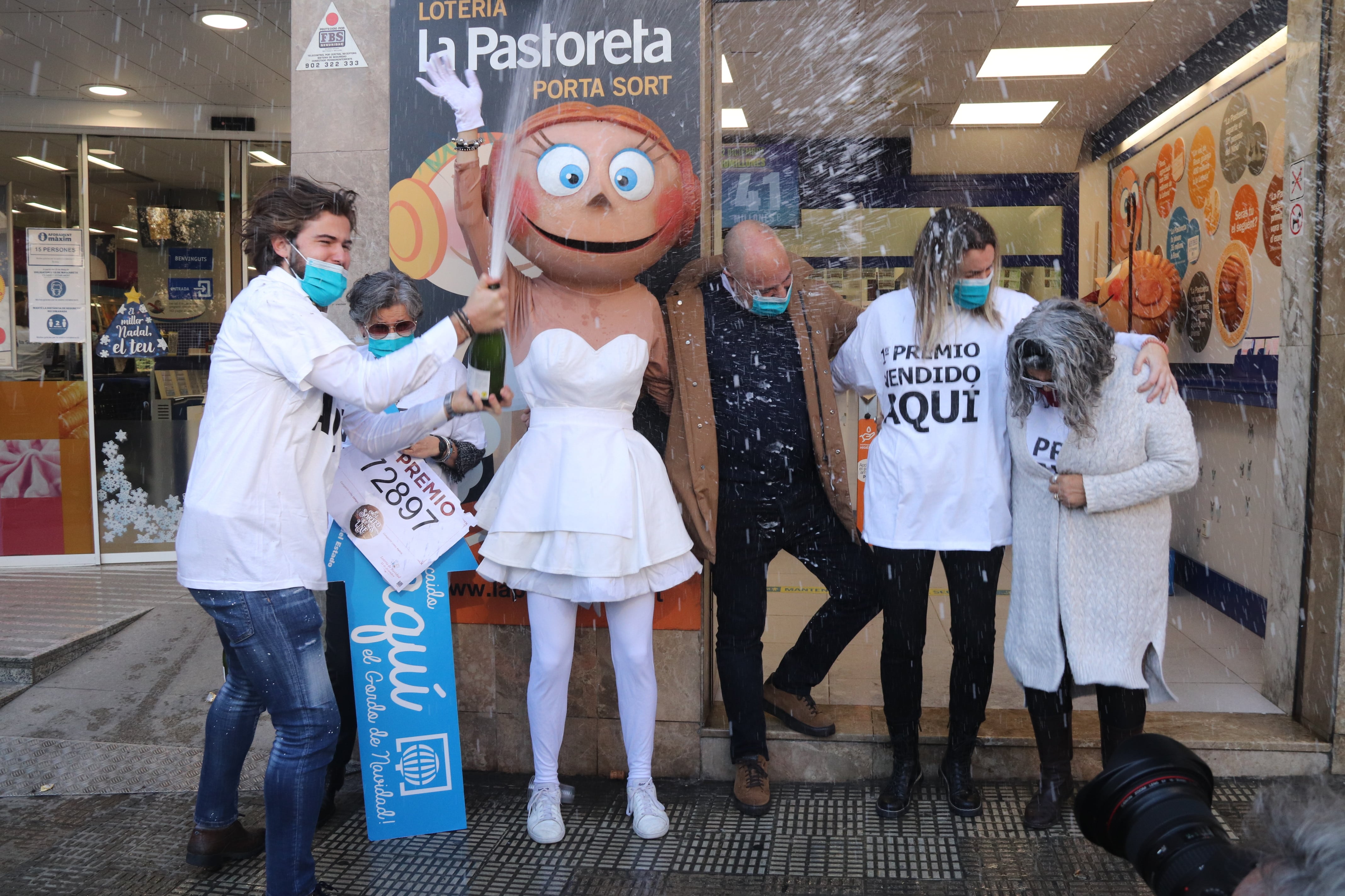 Propietaris de l'administració l'any 2020, quan van repartir el primer premi