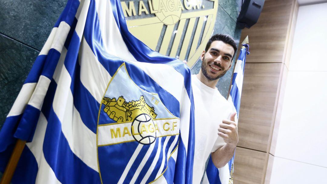 Dani Martín, nuevo refuerzo para la portería del Málaga CF. 