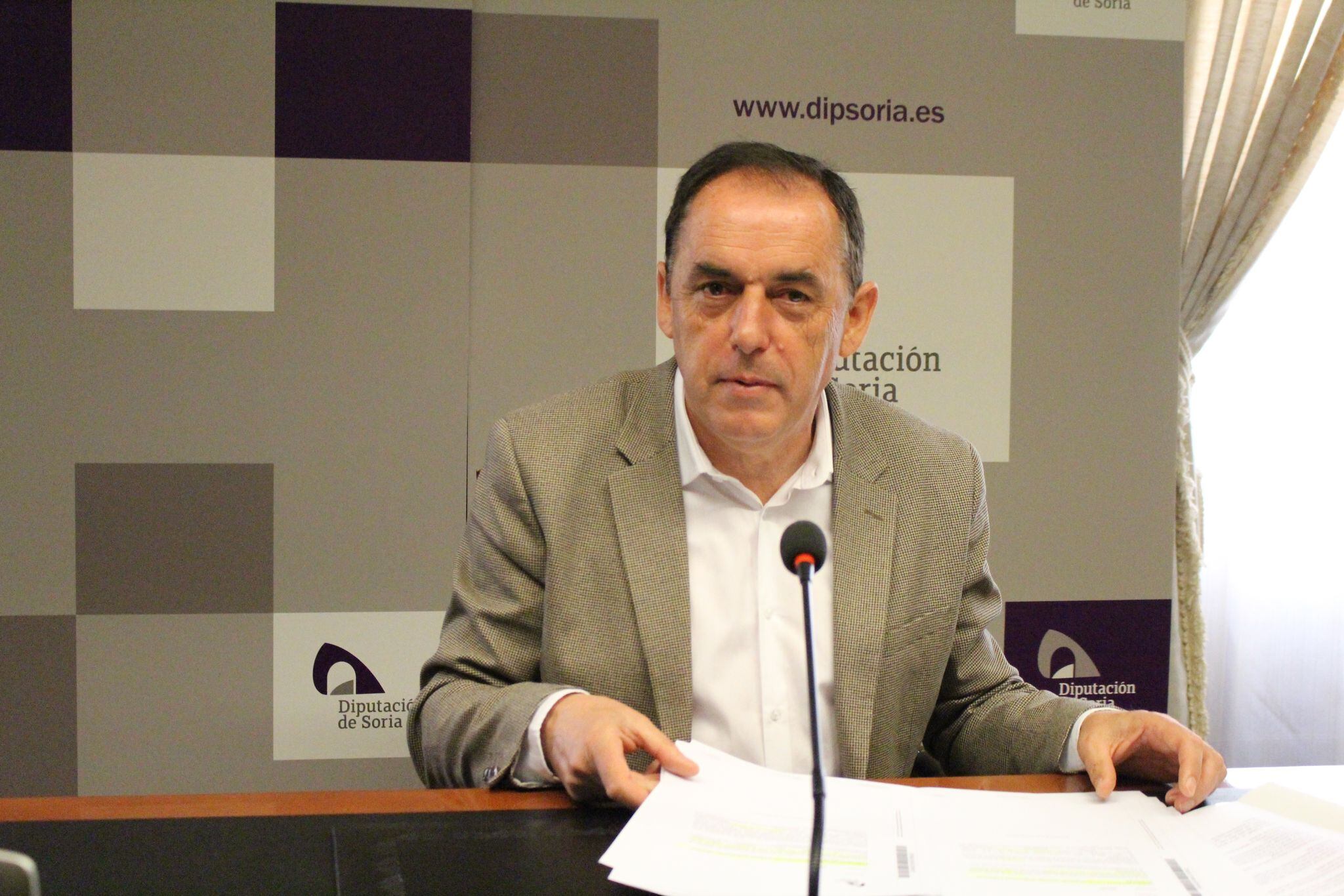 Benito Serrano, presidente de la Diputación
